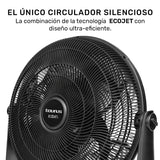 Ventilador de Piso | 2 en 1|3 Velocidades | 20 Pulgadas| Reja Plastica Aerodinamica ECOJET | Silencioso (Menos de 70 dB) | Potencia Unica | Circulador de Aire