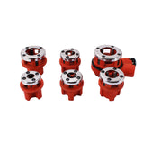 ▶ Roscado de Tubos con Mango de Trinquete 6 Piezas Enhebrador de Trinquetes con Maleta Plástica