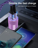 ▶ Cargador USB para coche, 2 unidades, adaptador de encendedor de automóvil, cargador de cigarrillos de doble puerto, cargador de teléfono celular Carro, cargador de teléfono celular para iPhone, Google