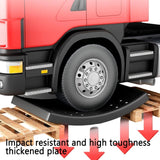 Carretilla Plegable con Ruedas Azules de 4 Pulgadas, Capacidad de Carga 260KG, Carretilla for Transporte Pesado(BLACK)