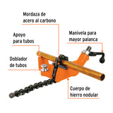 Prensa 2-1/2" de cadena para tubo, cuerpo de hierro
