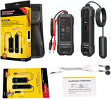 ▶ Buscador de tuberías y cables subterráneos, localizador de cables subterráneo para válvula de rociador enterrada de cercas de mascotas, probador de cables para localizar kit generador de tono de riego