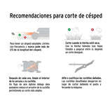 Cortadora de césped inalámbrica 40V, 2 baterías 4Ah, 1 Cargador Dual