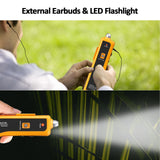 ▶ Buscador de tuberías y cables subterráneos probador de cables RockyMars para valla invisible para perros, buscador de disyuntores, trazador de cables de valla eléctrica, localizador de rotura de alambre, etc.