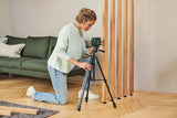 Bosch Universal Level 2 - Láser de líneas cruzadas con trípode (cruz láser con puntos de soldadura integrados para alineación precisa y fácil transferencia de referencias, en caja de cartón)