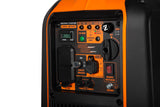 WEN 56250i - Generador inversor de 2500 vatios, silencioso, portátil y ligero con apagado de combustible