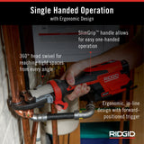 ▶ Soporte para tubería con mordazas ProPress (1/2"-1 1/4") RIDGID