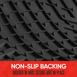 ▶ Tapetes Alfombrillas de goma OF-933-BK Deep Dish para todo tipo de clima, rendimiento para todo tipo de clima, además de forros resistentes, inodoros (negros)