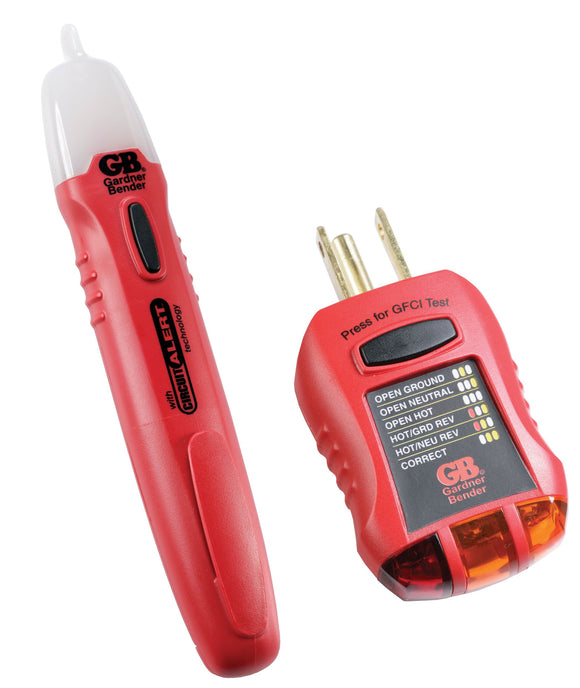 Kit de seguridad Gardner Bender , comprobador de voltaje sin contacto GVD-3504 y comprobador  (2 piezas