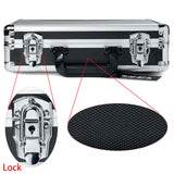 ▶ MELETIN DE ALUMINIO- Funda Protectora - Moderno o Clásico - Unisex - Negro - Sólido - 280 x 280 x 110 mm - 2.8 lbs