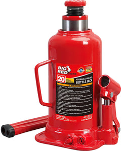 BIG RED Torin - Gato hidráulico Tipo Botella (50 toneladas), Rojo, 20 Ton