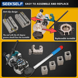 ▶ Herramientas de abocinamiento de línea de freno de 45 grados para abocinadas individuales, dobles y burbujas, con cortador de tubos