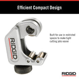 Cortador de tubos de cuarto cerrado, cortador de tubos de 3/16" a 15/16" RIDGID 32985 Modelo 104