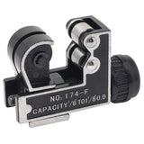 ▶ Cortador de tubos [1/8 pulgadas - 1 1/8 pulgadas] Herramienta de corte de tubos para tubos de cobre, tubos de acero inoxidable, metal, plástico, latón, cortador de tubos de cobre, juego compacto y