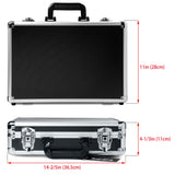 ▶ MELETIN DE ALUMINIO- Funda Protectora - Moderno o Clásico - Unisex - Negro - Sólido - 280 x 280 x 110 mm - 2.8 lbs