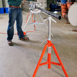 Soporte para tubería Cabeza de tubo alto, soporte de tubo de 12 pulgadas RIDGID