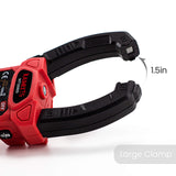 ▶ Digital Pinza Amperimétrica Profesional para medir 1000A CA/CC Amperios y Tensión, Amperímetro Autorango con Ture-RMS, InRush, VFD para Capacitancia, Resistencia, Diodos, Bateria, NCV