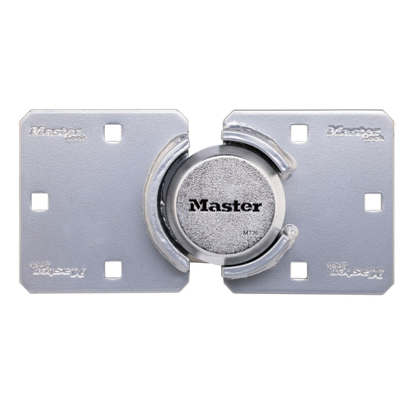 Master Lock M736XKAD Magnum - Candado de grillete oculto de acero sólido resistente con llave, cerrojo de alta seguridad