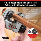 Cortatubos para Cobre 118, 2 en 1, para Espacios Estrechos, Cortes Precisos, Kit de Herramientas RIDGID -