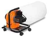 WEN - Colector de polvo para carpintería, motor de 5.7 amperios con bolsa de 12 galones, base móvil y soporte de pared opcional (DC3401)