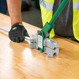 ▶ Dobladora de mano para conductos EMT de 1/2 pulgadas, plateado/verde