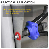 🔩 Mywish - 100 tuercas de remache #10-24, tuercas de acero inoxidable 304 con cabeza plana moleteada para cuerpo RIV, inserciones roscadas para madera y metal, tuercas de tornillo, remaches, kit de