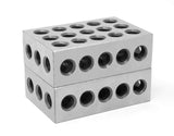 WEN 10423 bloques de precisión endurecidos con acero de 3 x 2 x 1 pulgada, paquete de dos