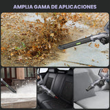 Soplador de Hojas Inalámbrico, Soplador Eléctrico de Mano, Soplador Recargable con 3 Boquillas, 3 Velocidades, Motor sin Escobillas