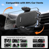 ▶ Soporte para Celular Automóvil 3 en 1 Potente Ventosa Porta Celular para Auto Parabrisas/Salpicadero/Ventilación Base Celular para iPhone, Samsung, Xiaomi Redmi, etc. para Fundas Gruesas