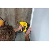 ▶ STANLEY Grapadora eléctrica HD 6-TRE650 (cable de 2,4 m, agarre suave, interruptor de contacto de seguridad, rueda de ajuste de fuerza) Stanley
