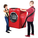 ▶ Correas de elevación ShoulderDolly, LD1000, negras, soportan hasta 360 kg, 2 arneses universales + 1 correa central