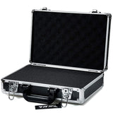 ▶ MELETIN DE ALUMINIO- Funda Protectora - Moderno o Clásico - Unisex - Negro - Sólido - 280 x 280 x 110 mm - 2.8 lbs