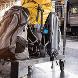 Candado de cable retráctil con cable de acero de 30 pulgadas, Azul, Una talla, Candado aprobado por Tsa y candado para bicicleta para equipaje + viajes, configura tu combo con cable
