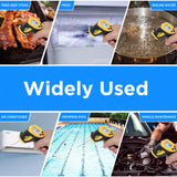 ▶Termómetro infrarrojo con láser de temperatura de -164 °F a 1400 °F con emisividad ajustable y medición máxima y mínima láser digital IR, pistola de temperatura de superficie IR, pistola de