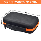 Funda para Klein Tools Circuit Finder y kit de herramientas de reparación de tomacorrientes 80041 y probador de receptáculos RT250 GFCI (solo caja), interior naranja