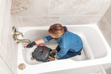 Máquina de limpieza de drenaje profesional de pared a pared, limpiador de drenaje compacto para tuberías de 1-1/4" a 2"