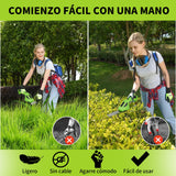 Tijeras de podar Inalámbrico, Cortadora de Césped y Setos 2 en1, Cortasetos de Mano Inalámbrico, Batería Recargable, 7.2V, Diseño de Seguridad