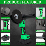 ▶  Esmeriladora Angular De 9600RPM - Herramientas De Amoladora Angular De Potencia De 20 V,Molinillo Inalámbrico De Iones De Litio M18 Con Protector Resistente a Explosiones