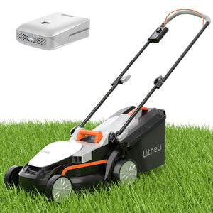 Cortadora de césped inalámbrico de 13 Pulgadas, U20 Handy+ 20 V cortacésped eléctrico para jardín, Patio y Granja, Ajuste de 5 Alturas, Peso Ligero, batería portátil de 4.0 Ah incluida