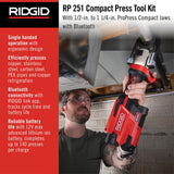 ▶ Soporte para tubería con mordazas ProPress (1/2"-1 1/4") RIDGID