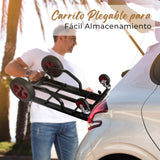 Carro de Mano 8 en 1 Ajustable Profesional, Capacidad de 150kg, Carro de Plataforma Plegable y Ligero, Ideal para Equipaje, Mudanzas, Almacenes y Envíos, Se Extiende de 70 cm a 112.4 cm
