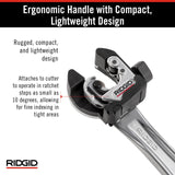 Cortatubos para Cobre 118, 2 en 1, para Espacios Estrechos, Cortes Precisos, Kit de Herramientas RIDGID -