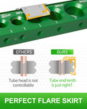 ▶ Herramientas de abocinamiento de 1/4 pulgadas - 3/4 pulgadas, herramienta de abocinada HVAC 45° tipo excéntrico con cortador de tubos para tubo de cobre (kit 5 en 1)