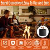 ▶ Cable de extensión para RV de 50 amperios de 100 pies, resistente 6/3+8/1 SJTW AWG RV Cable de alimentación con mango de agarre de bloqueo giratorio, NEMA 14-50P a SS2-50R con indicador LED