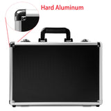 ▶ MELETIN DE ALUMINIO- Funda Protectora - Moderno o Clásico - Unisex - Negro - Sólido - 280 x 280 x 110 mm - 2.8 lbs