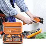 Funda para Klein Tools Circuit Finder y kit de herramientas de reparación de tomacorrientes 80041 y probador de receptáculos RT250 GFCI (solo caja), interior naranja