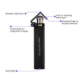 ▶ Pelacables  de cables redondos – con profundidad de corte ajustable – Para pelar circunferencial, longitudinal y ventana – 3/16 pulgadas a 1 pulgada de diámetro. Arolax