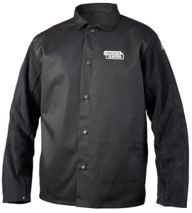 ▶  Chamarra de soldadura con mangas de piel dividido para adultos, unisex, color negro, talla 3XL de EE. UU Lincoln Electric
