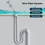 ▶ Serpiente para drenaje, serpiente de plomería - Cable de obstrucción de plomería,Removedor de pelo de serpiente de drenaje, herramienta limpiadora de drenaje para inodoro, fregadero de cocina, bañera