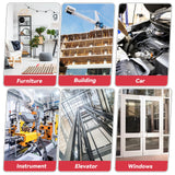 ▶ Remachadora Profesional  Adaptador de pistola de remache inalámbrico, kit de adaptador de taladro de remache eléctrico de 2,4 mm a 6,4 mm, kit de pistola de remache con 6 cabezales de remache intercambiables y 30